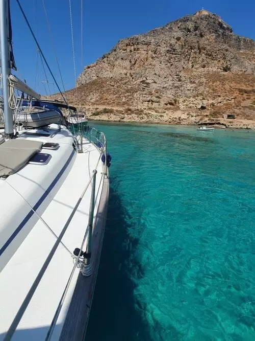 Sailing in Crete